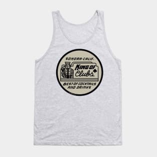 Vintage King of Clubs Bar Sonora California Tank Top